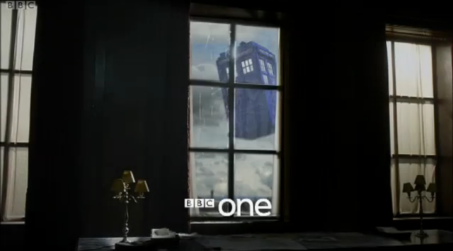 A sneak peek of the TARDIS from the second half of Doctor Who, Season 6